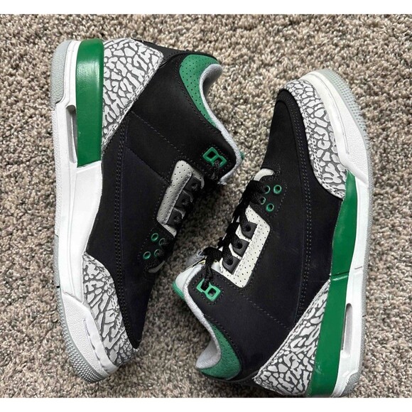 Nike Air Jordan 3 Retro Pine Green Size 5 Youth (Size 6.5 Women's) - Picture 7 of 8